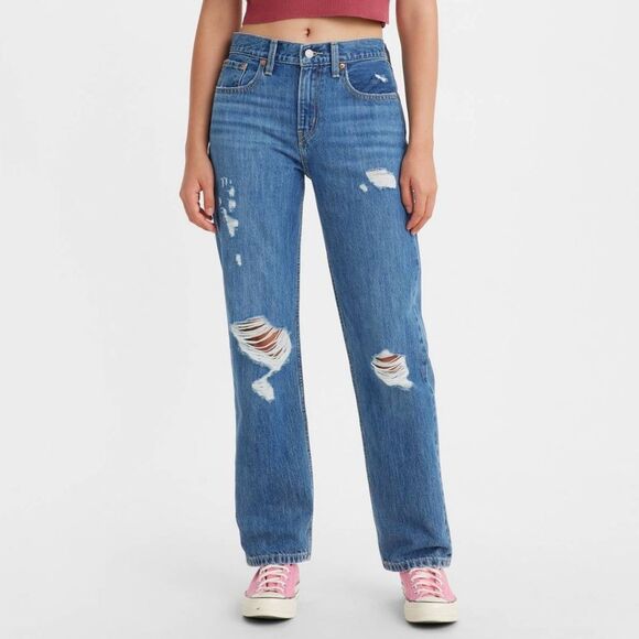 NWOT Levi’s Low Pro Straight Jeans Size 26 - Picture 2 of 11